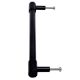 Black Large Cylinder Glass Door Handles